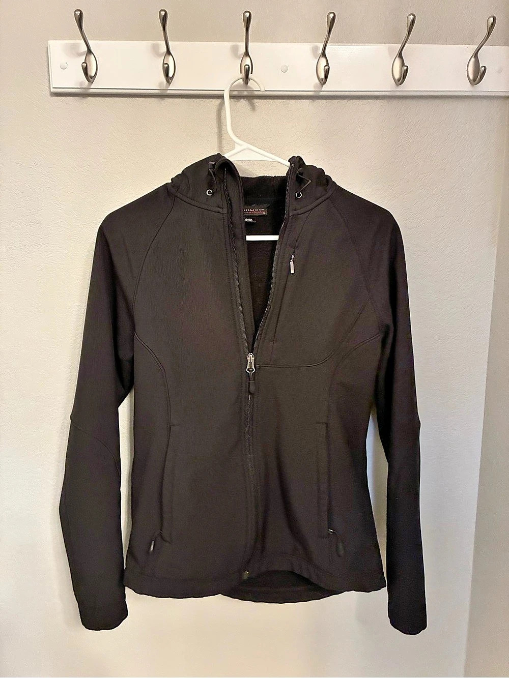 Kirkland Black Hooded Jacket Size Small